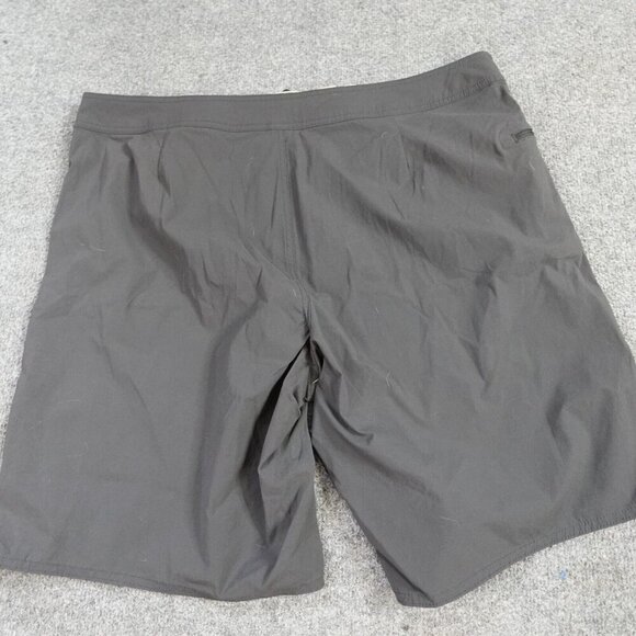 Patagonia Board Shorts 40 Gray Solid 9" Wavefarer - Picture 12 of 12
